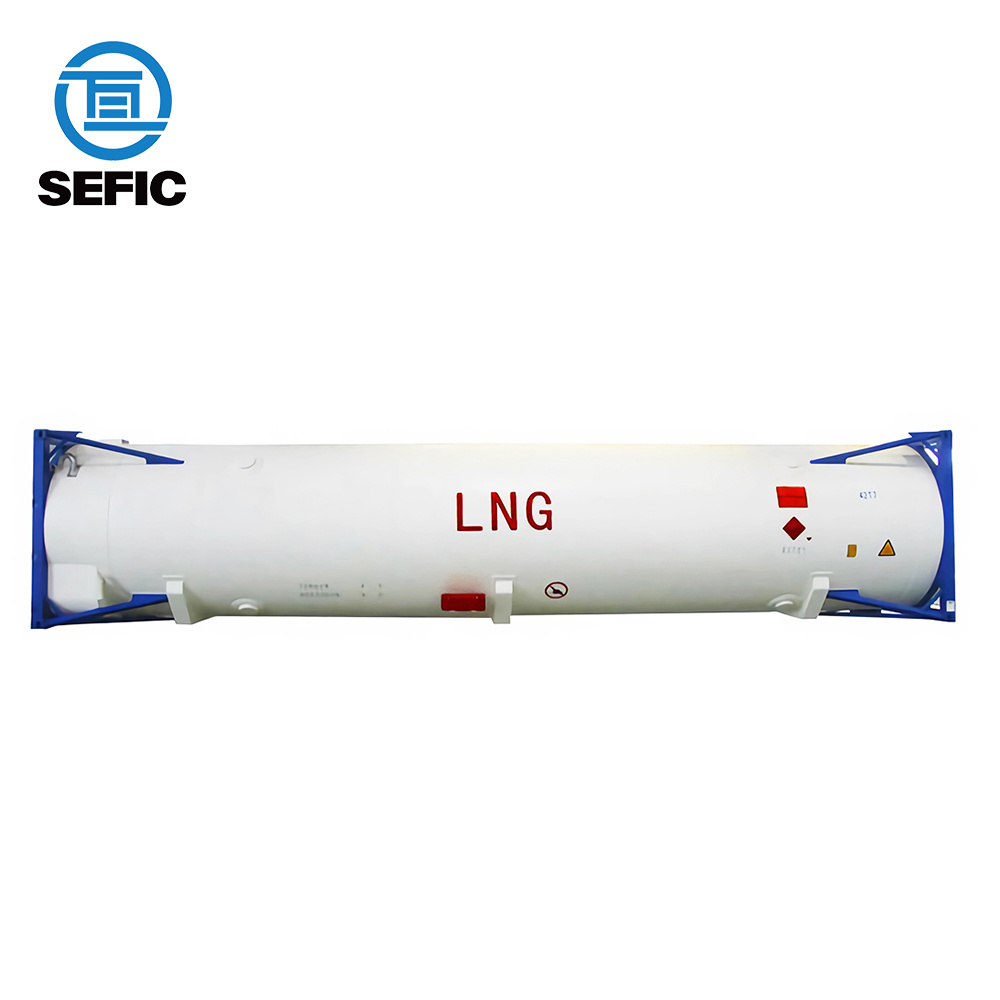 IN STOCK Ship With 10 Days 40ft T75 Cryogenic lng tank container  For LPG Propane large capacity