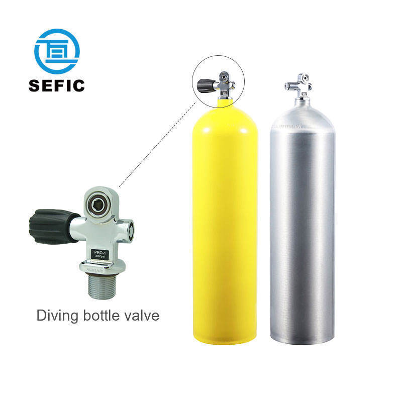 12L 3000psi Aluminum diving cylinder air gas oxygen tank in Vietnam