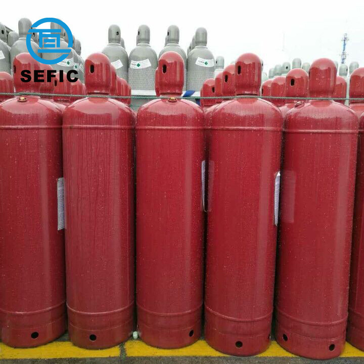 ISO3807 DOT8AL 25L 40L 43.3L 60L Acetylene Gas Cylinder Price Filled 99.6% Purity Acetylene Gas Factory Supply