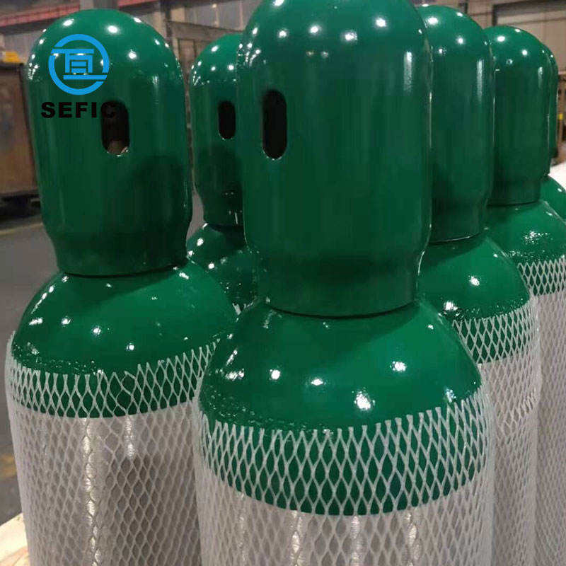 High Quality 8L 9L 10L 11L 12L ENISO7866 Standard Aluminum Gas Cylinder TPED/PED Oxygene Cylinder Tank