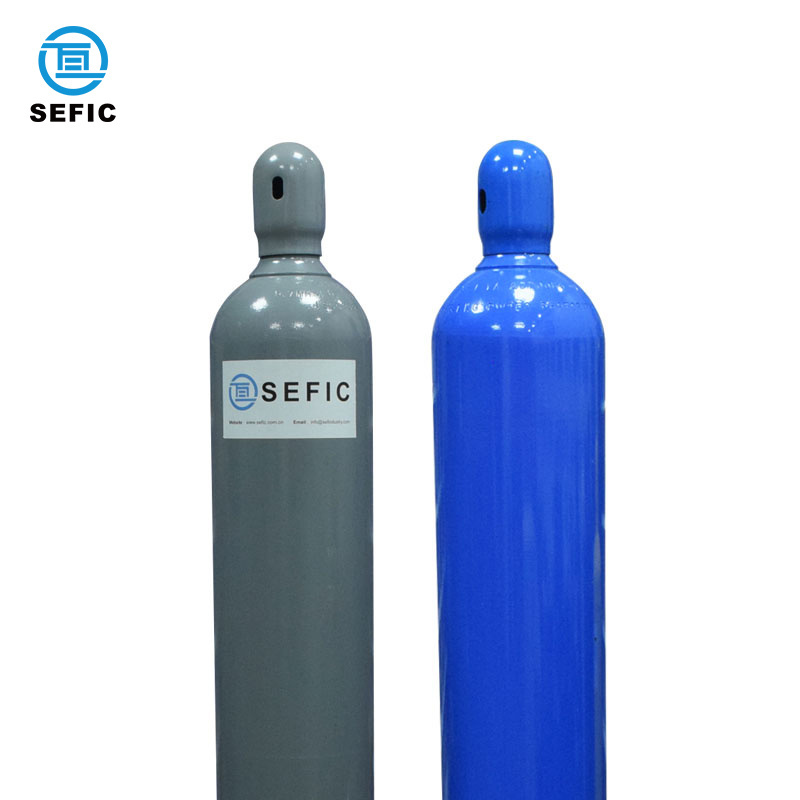 Empty High Pressure Gas Bottle 40L/47L/50L/68L Industrial Oxygen Gas Cylinder