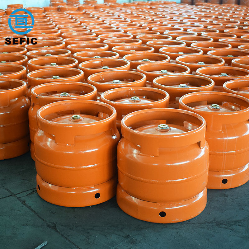 SEFIC 6kg 10KG 12.5kg 15kg 48kg LPG gas cylinder LPG tank for Cooking LPG Cylinder Manufacturing Plant High Quality