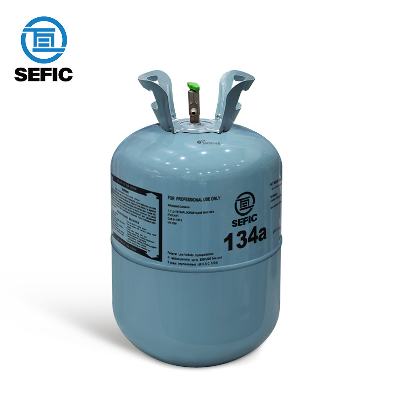 Low Price Environment Friendly R134a refrigerant 30lb Manufacture Supply 99.9% Cool Gas R134A