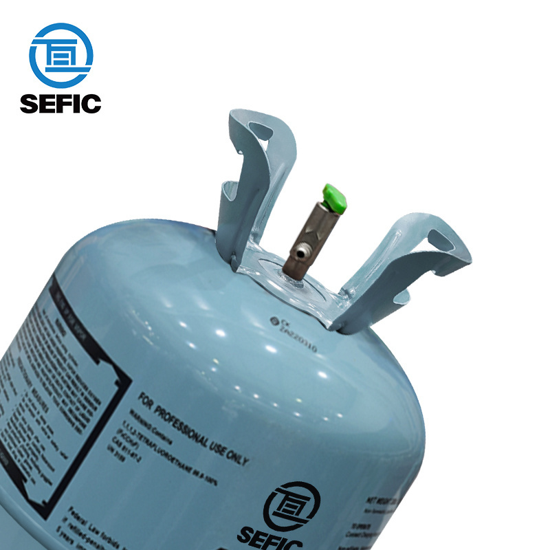 Low Price Environment Friendly R134a refrigerant 30lb Manufacture Supply 99.9% Cool Gas R134A