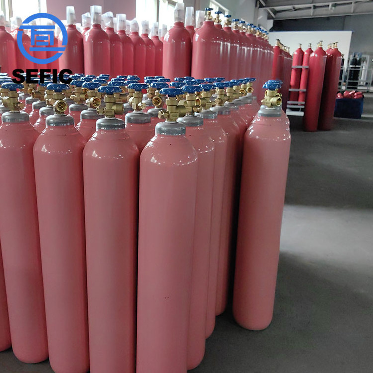 High Purity 150Bar 99.999% Helium Gas Cylinder Refillable Helium Gas Bottle Balloons 40L