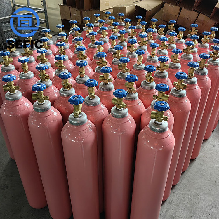 High Purity 150Bar 99.999% Helium Gas Cylinder Refillable Helium Gas Bottle Balloons 40L