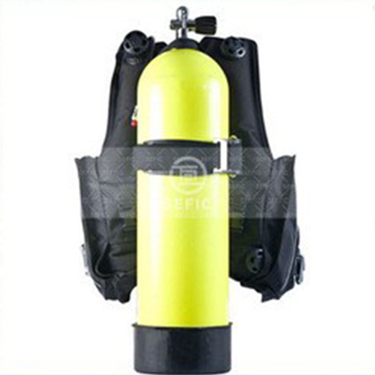 Small Scuba Diving Oxygen Tank Used in Underwater Breathing