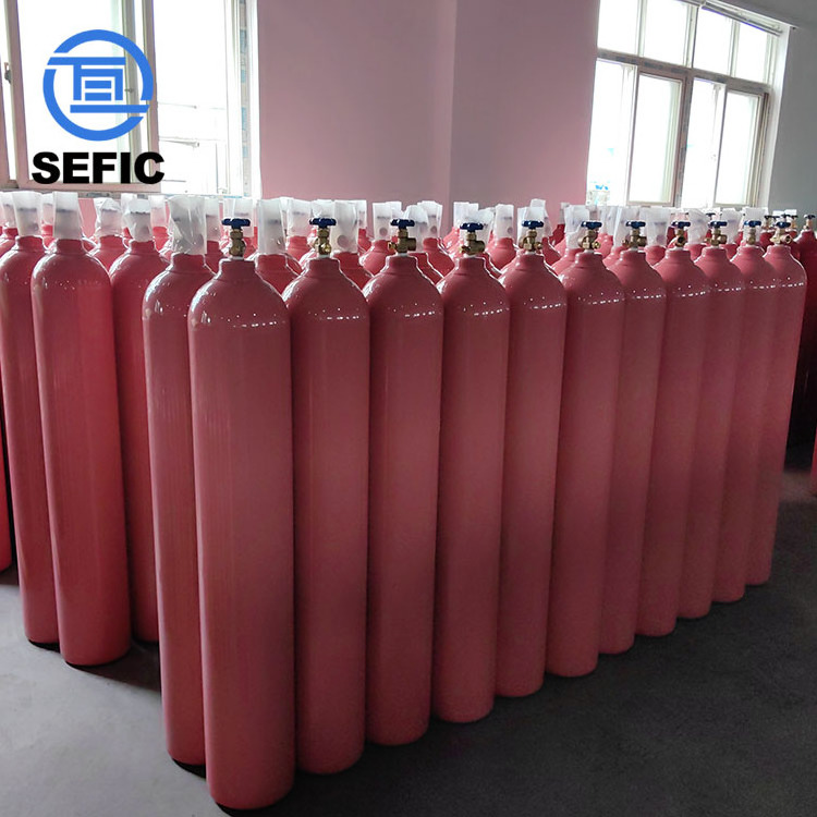 High Purity 150Bar 99.999% Helium Gas Cylinder Refillable Helium Gas Bottle Balloons 40L