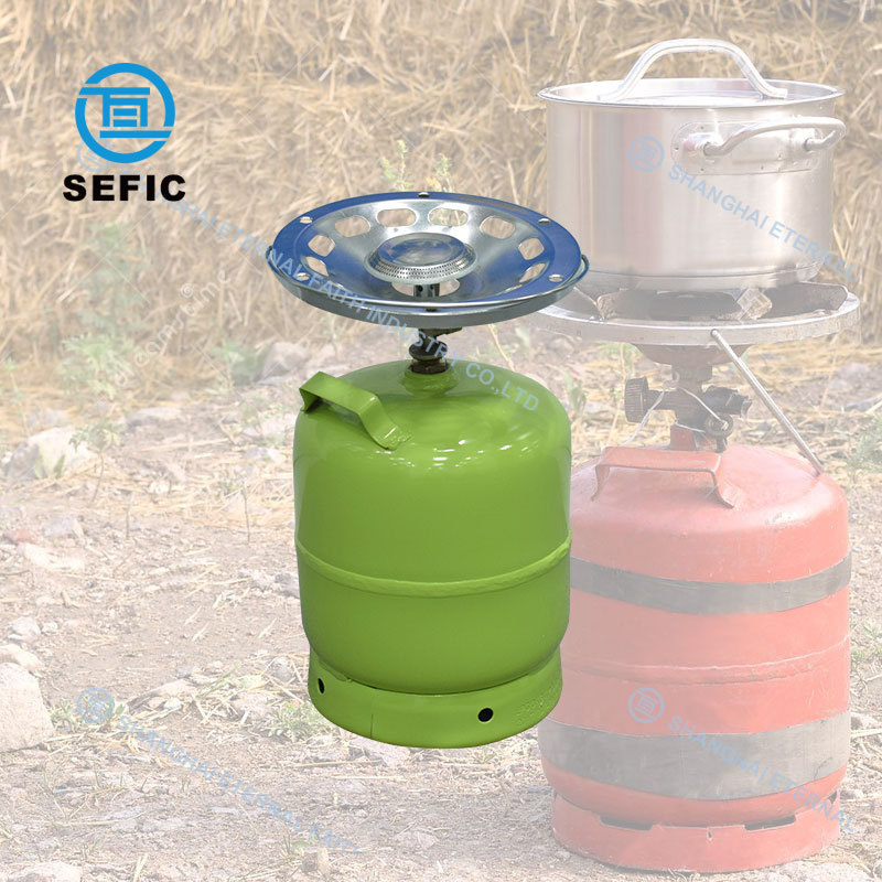 SEFIC 3kg-45kg LPG Cylinder composite plastic glass fiber  steel lpg cylinder for cooking