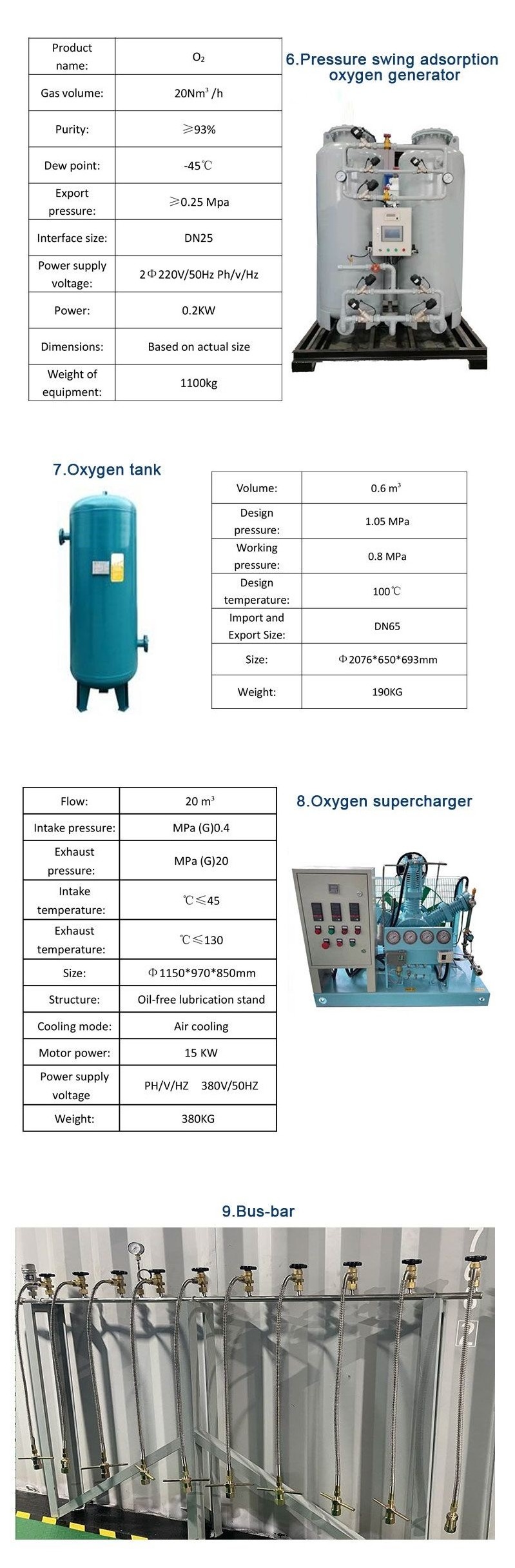 Psa Oxygen Generator Medical Hospital Use China Cylinder Filling Industrial Gas 5L Concentrator With System 2021 Oxigen Plant