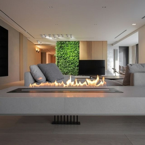 Unique Design Stainless Steel Gas Burner Fireplace Bio Ethanol Tabletop Fireplaces