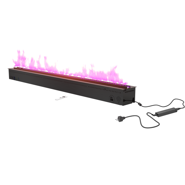 Smart Inserts Decorative Classic Flame 3D Water Fire Insert Led Vapor Fireplace Made in China Black Living Room CE Modern Indoor