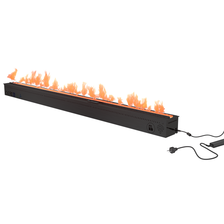 Smart Inserts Decorative Classic Flame 3D Water Fire Insert Led Vapor Fireplace Made in China Black Living Room CE Modern Indoor