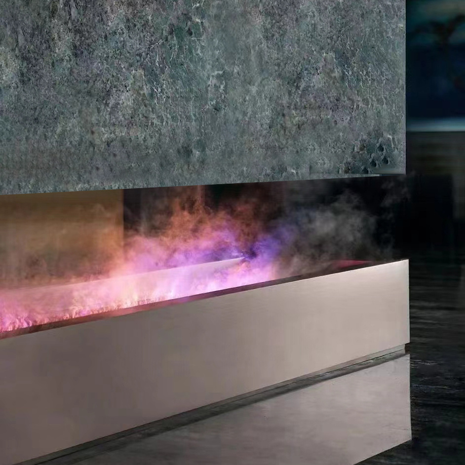 Custom Antomizing Clean Water  Built In Electric 4D Vapor Steam Mist Fireplace