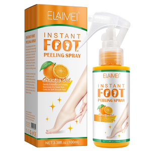 ELAIMEI 100 ml natural organic plant therapy mild moist deodorization healing skin foot care exfoliate spray,foot peeling spray