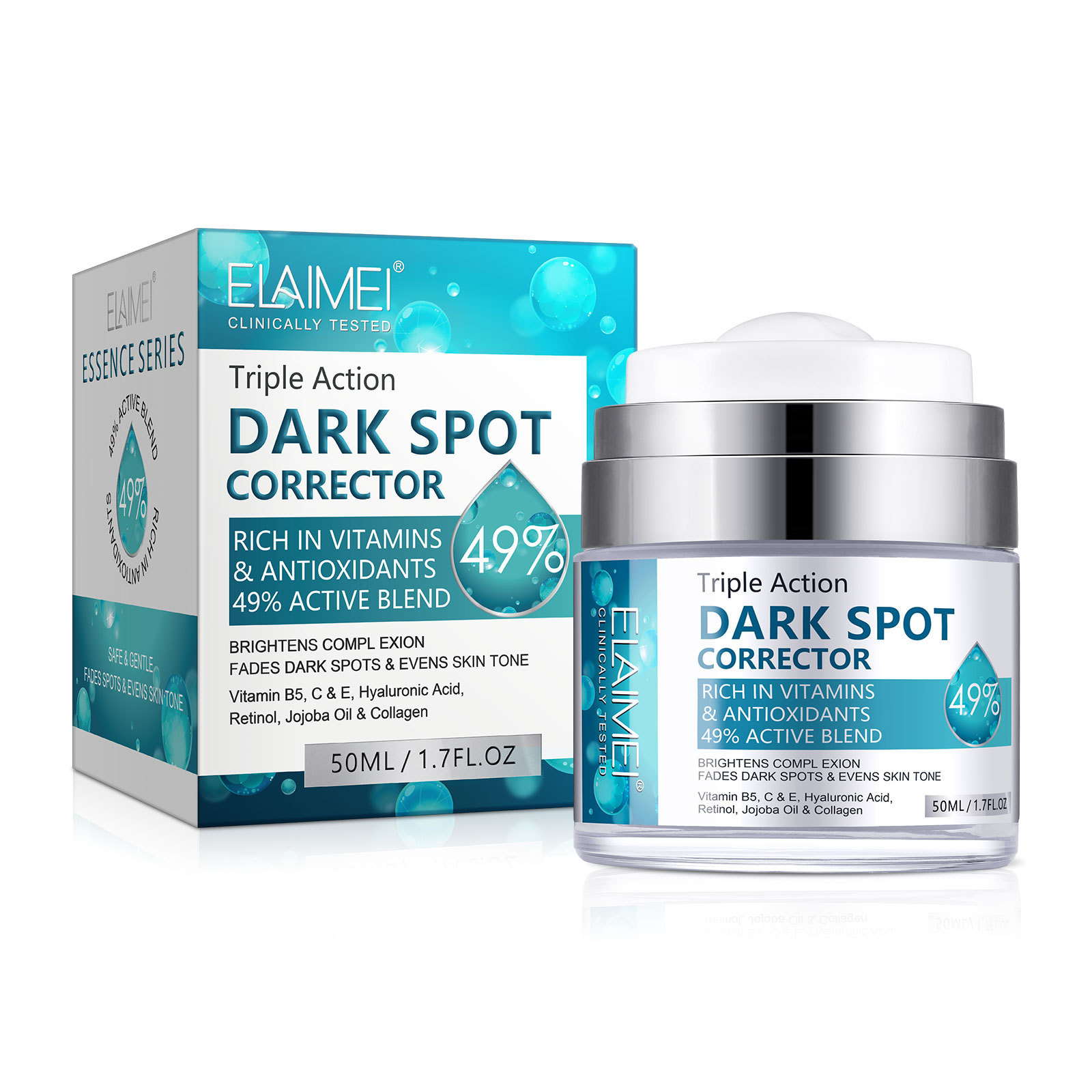 ELAIMEI dark spot corrector remover face cream,anti wrinkle moisturizing remove melasma whitening anti freckle cream