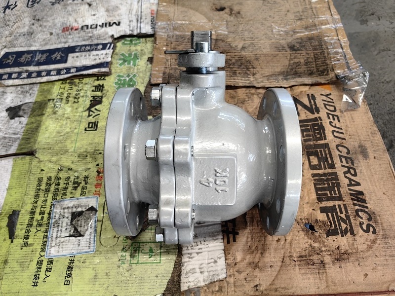 floating flange ball actuator valve ball valve stainless steel ball 10k 16k