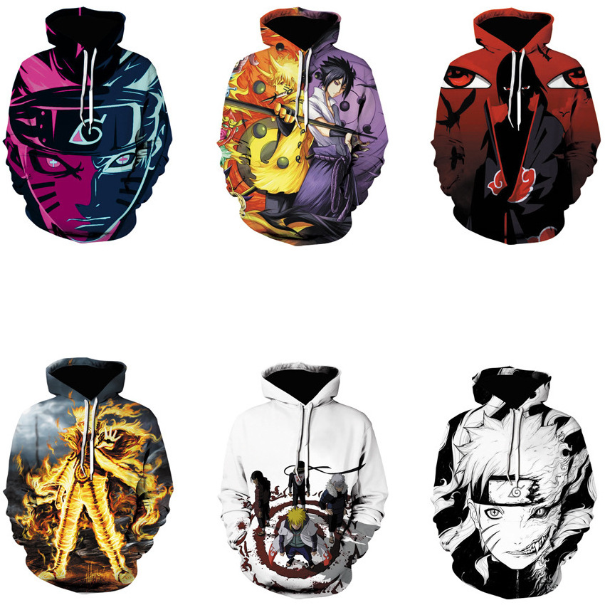 Free sample Custom 3d Printed Hoodie Oversize Pullover Unisex blank anime sweatshirts Polyester sublimation hoodie for men