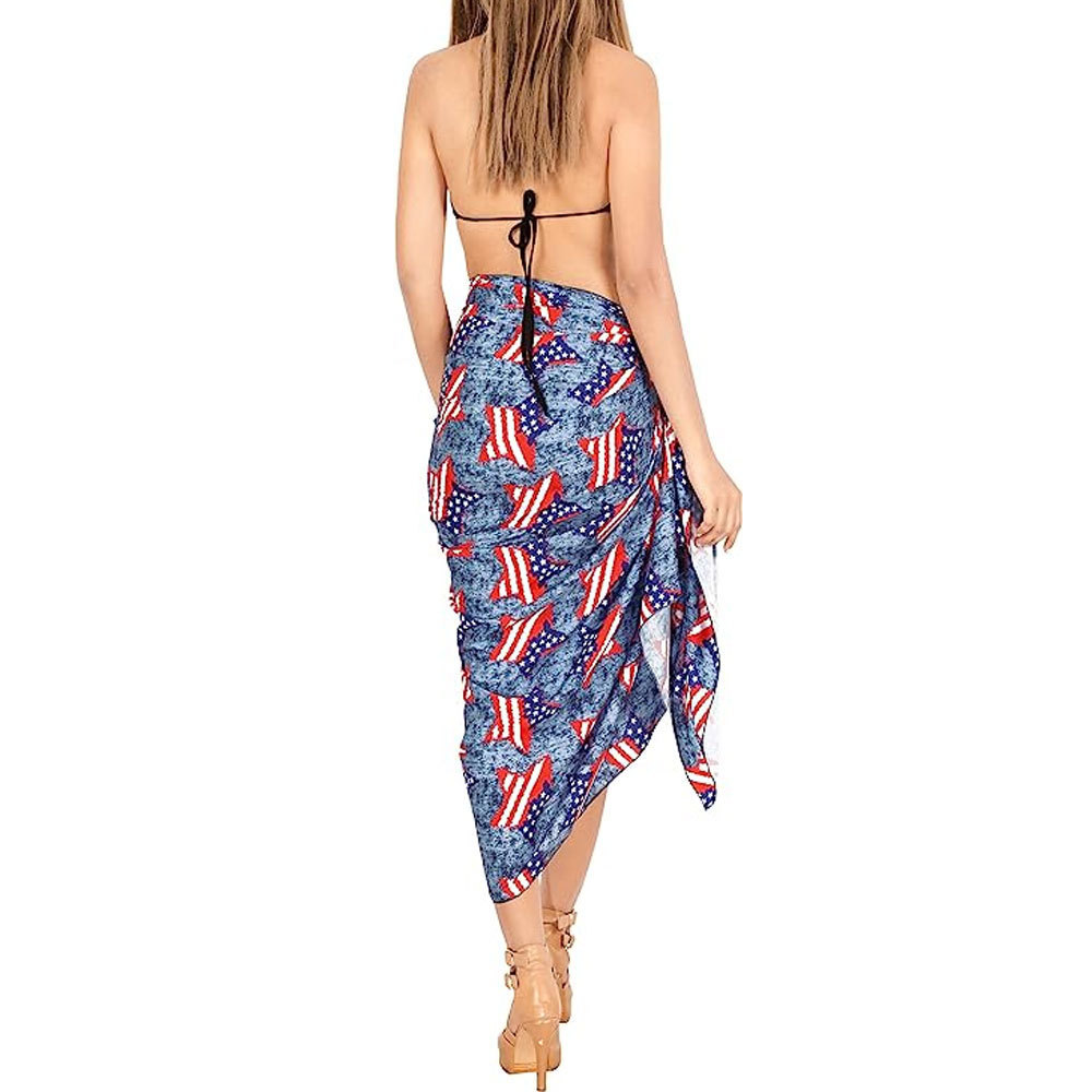 Sexy Women Beach Bikini Cover Up Wrap Skirt Sarong Scarf Bathing Suit Beachwear Swimsuit Cover up sarongs for women