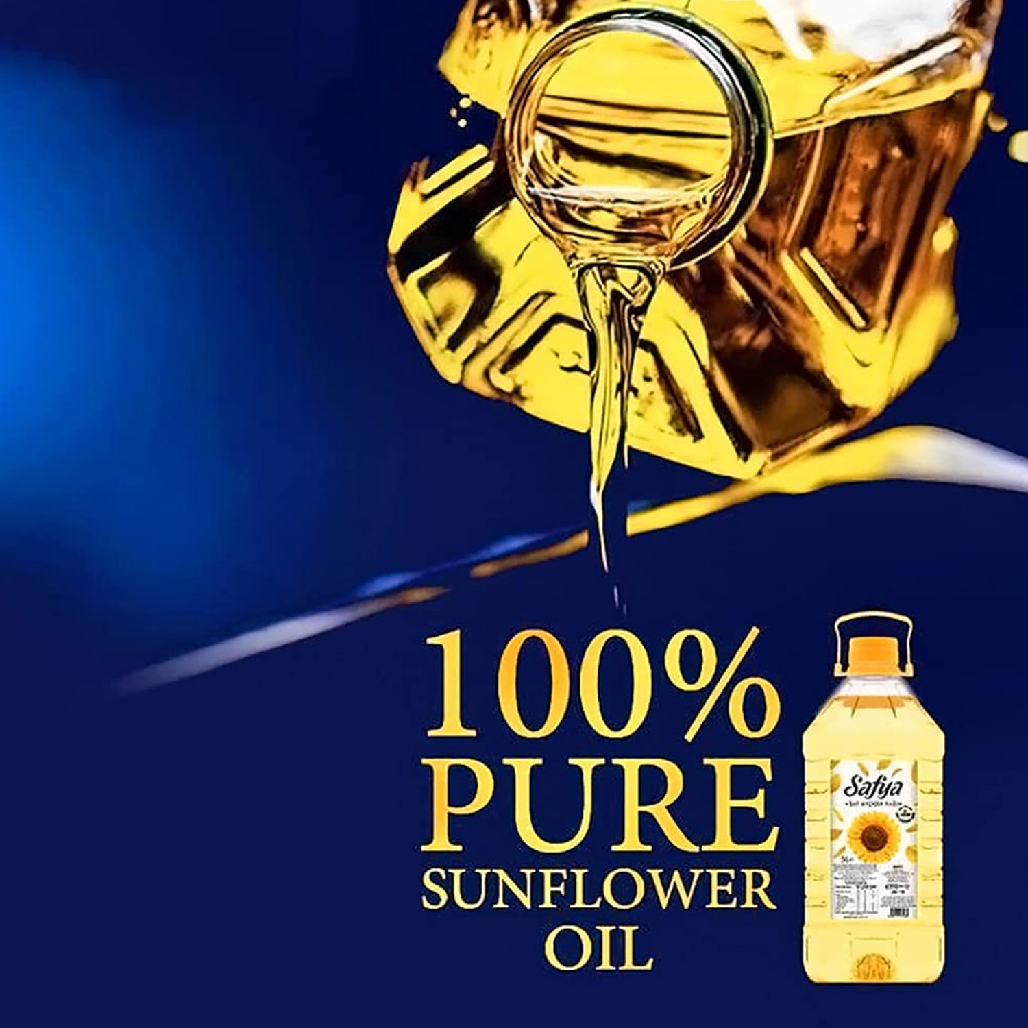 100% Pure Sunflower Oil - High-Quality 5L (1.32 Gallon) Bulk Pack for Culinary Excellence Bulk Supplier