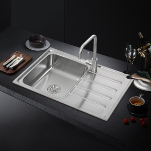 Stainless steel sink manufacturers  wash basin sink single sink with plate drawing