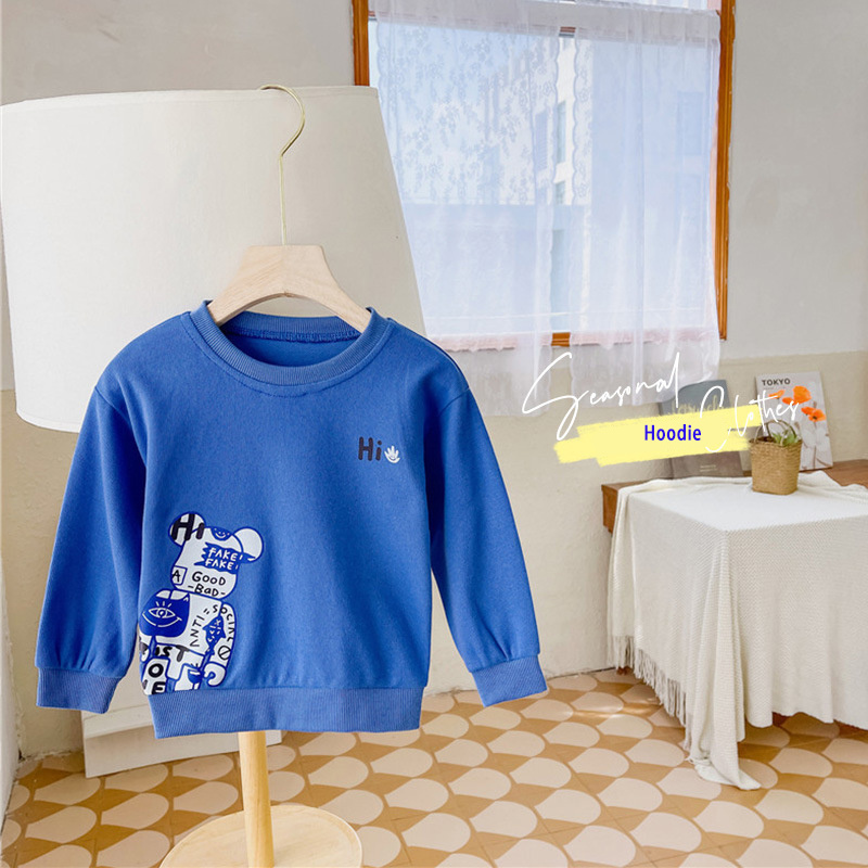 D1207TA39 Custom Clothes Crewneck Boys And Girls Long Sleeve Breathable Sweatshirt For Kids Sehe Fashion