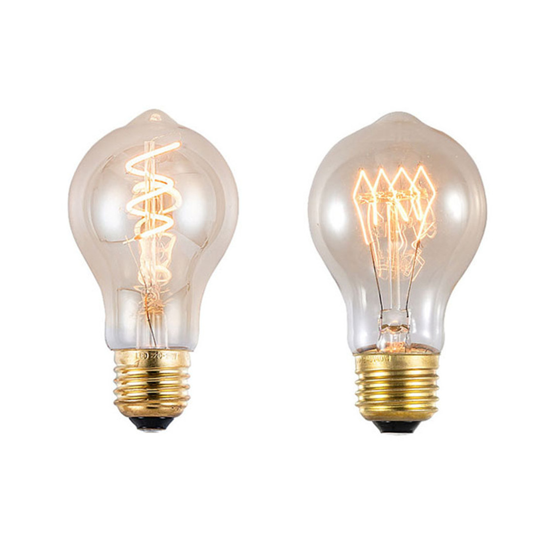 A60 E26 E27 25W 40W 60W Vintage Edison Incandescent Light Bulb Antique Filament Light Bulbs