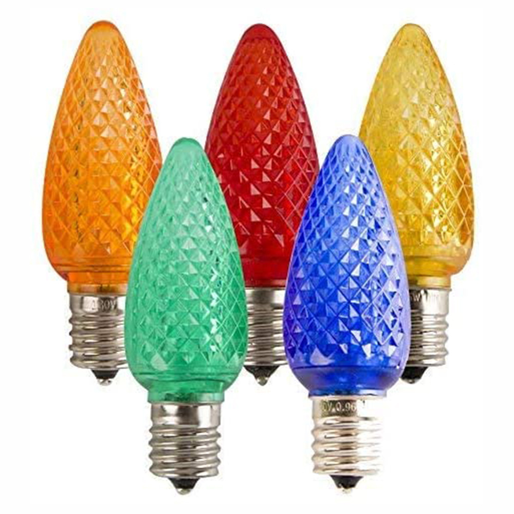 LED Christmas Light Replacement C7 C9 LED Christmas Lights Candle Bulb Decorations Bulbs