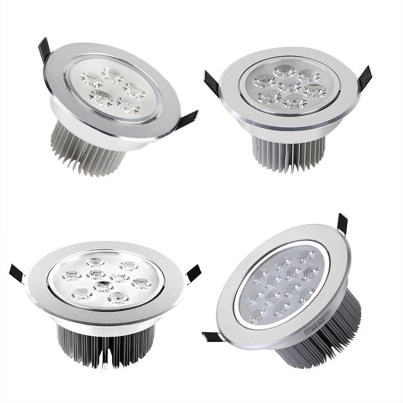 LED Ceiling Light Bulb Recessed Downlight 110V - 220V Spotlight Lamp Round Down Light