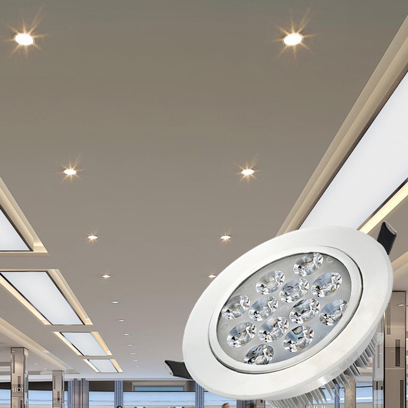 LED Ceiling Light Bulb Recessed Downlight 110V - 220V Spotlight Lamp Round Down Light