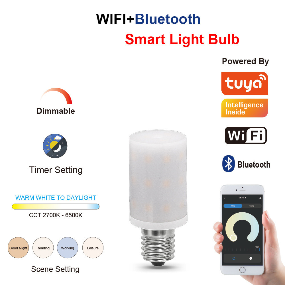 Dimmable smart TUYA WiFi intelligent LED Dim G4 AC DC 12V Mini LED G4 lamp