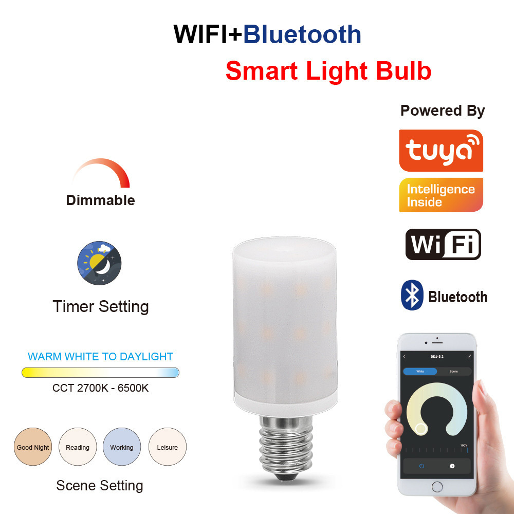 Dimmable smart TUYA WiFi intelligent LED Dim G4 AC DC 12V Mini LED G4 lamp