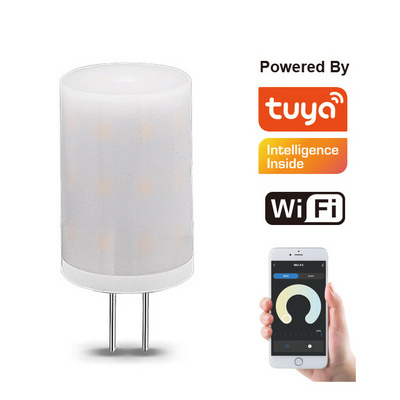 Dimmable smart TUYA WiFi intelligent LED Dim G4 AC DC 12V Mini LED G4 lamp