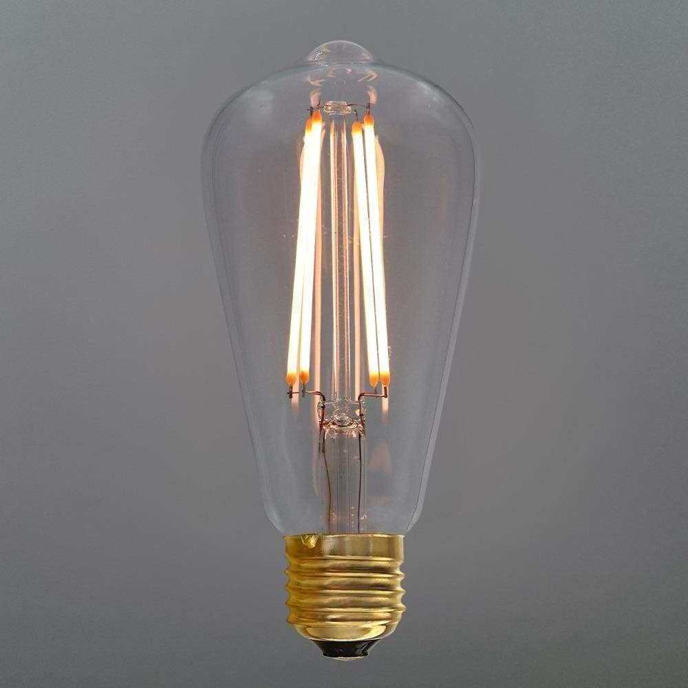 6 Watt Edison Dimmable LED Filament Light Bulb