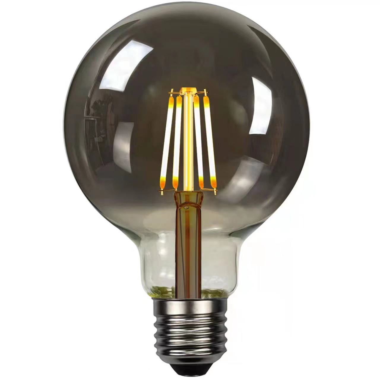 E27 E14 Retro Edison LED Filament Bulb Lamp 220V-240V Light Bulb C35 G45 A60 ST64 G80 G95 G125 Glass Bulb Vintage Candle Light