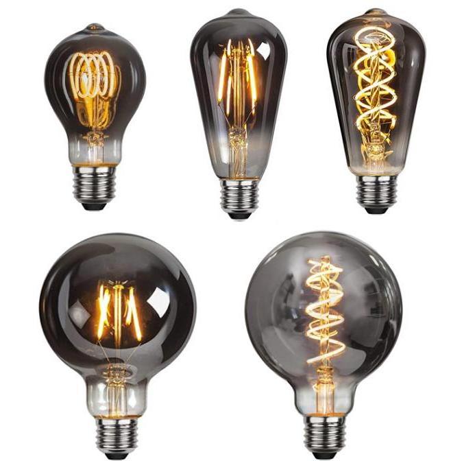 E27 E14 Retro Edison LED Filament Bulb Lamp 220V-240V Light Bulb C35 G45 A60 ST64 G80 G95 G125 Glass Bulb Vintage Candle Light