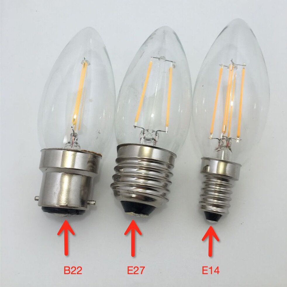 C35  4W LED Filament Bulb for Chandelier Light