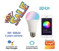 Smart Home RGB Bulb W CW Tuya Wifi Work With Google Assiant smart light bulb