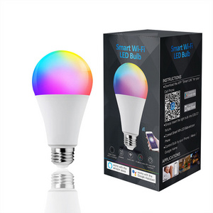 Smart Home RGB Bulb W CW Tuya Wifi Work With Google Assiant smart light bulb