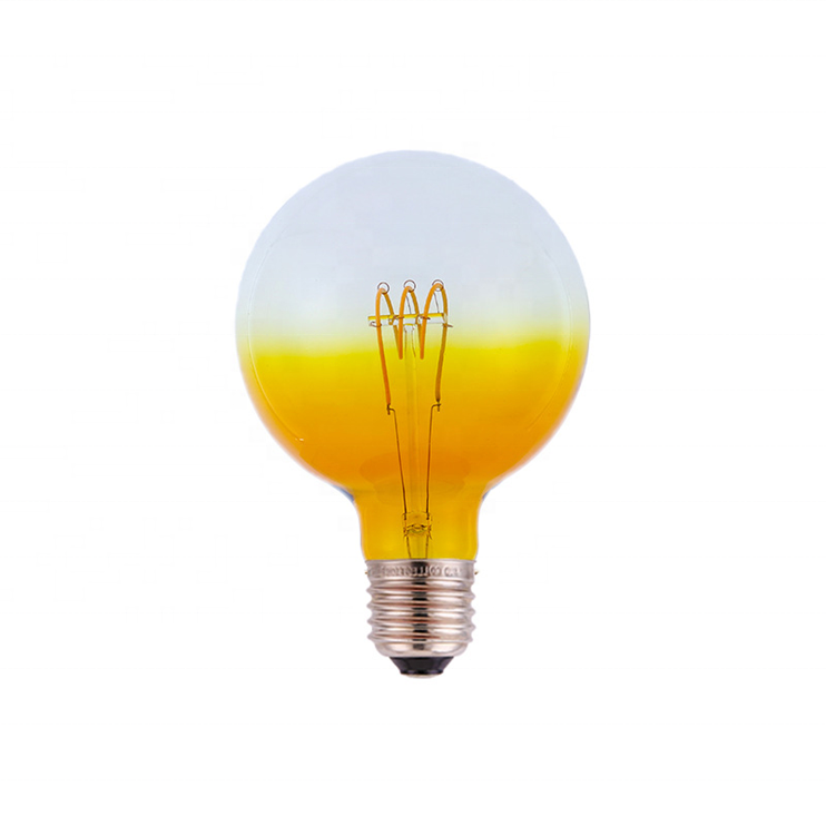 New Design Red Yellow Green Led Light Bulb E26 E27 Edison Led Filament Bulbs