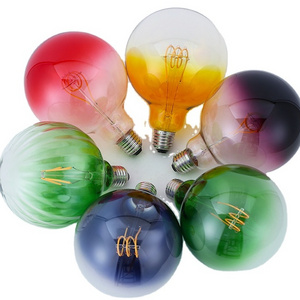 New Design Red Yellow Green Led Light Bulb E26 E27 Edison Led Filament Bulbs