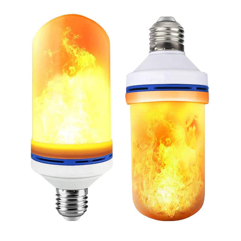 LED Flame Effect Fire Light Bulbs E27 LED 120V Flickering Flame Effect Light Bulb