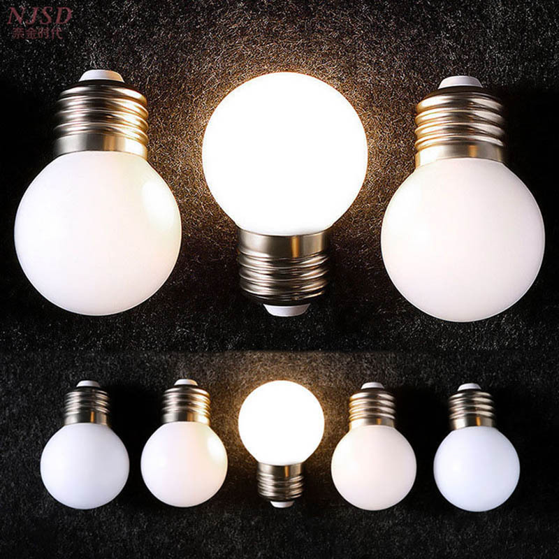 R45 G45 G16 12v Spherical frosted Porcelain E14 E27E26 2/3 W Dimmable Warm white 2700K 3000K LED Light Bulb