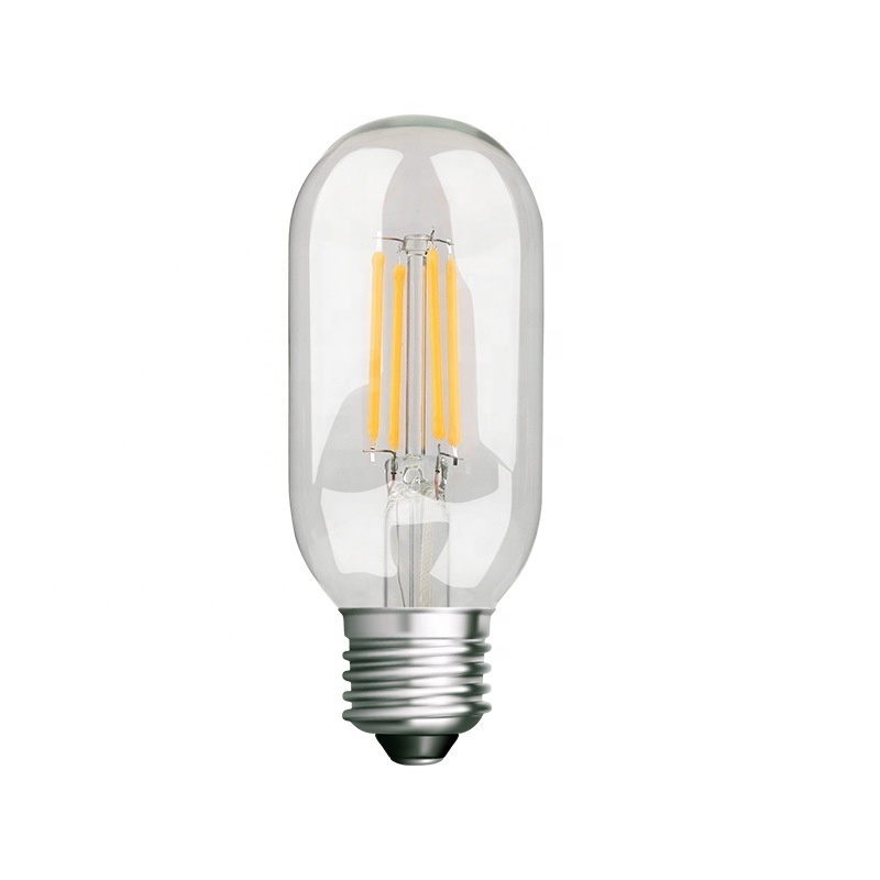 High Quality New Model T38 38*108MM 3W E27 Base Clear Glass Cover LED Tube Filament Lights Bulb