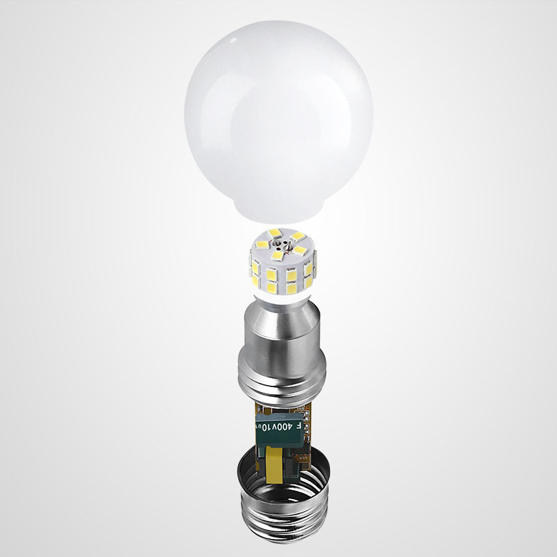 Spherical frosted Porcelain E14 E27 E26  G45 G16 R45 LED Globe Light Bulb Dimming 2W 4W 6W 12V 24v Mirror Light