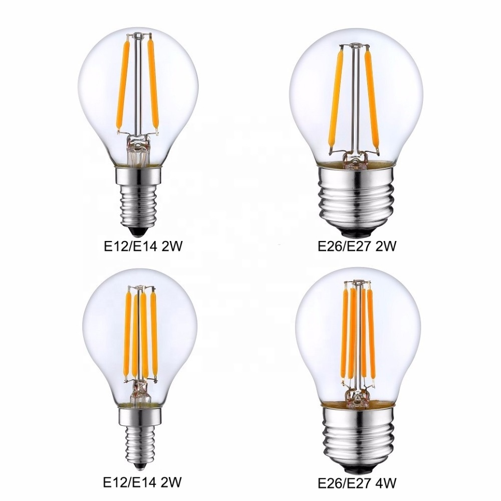 G45  Filament LED Globe Light Bulb for 2W 4W 6W DC24V