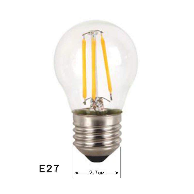 Dimmable G45 Candelabra Edison Bulb 2W 4W G50 LED Globe Bulb