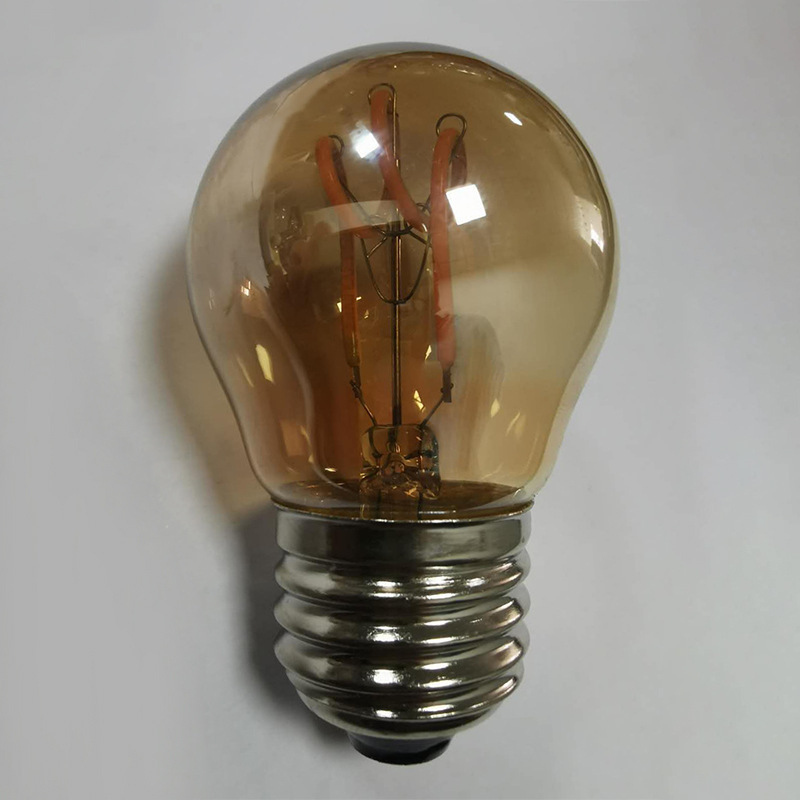 Dimmable G45 Antique Vintage Style Old Fashioned Light Bulbs Amber Warm e26 Edison Light Bulb