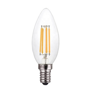 4 Watt Candle Dimmable LED Filament Bulb (E14) Clear