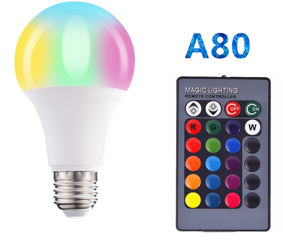 RGB A60 A80  smart home bulbe 16 million colors led global bulb  smart home